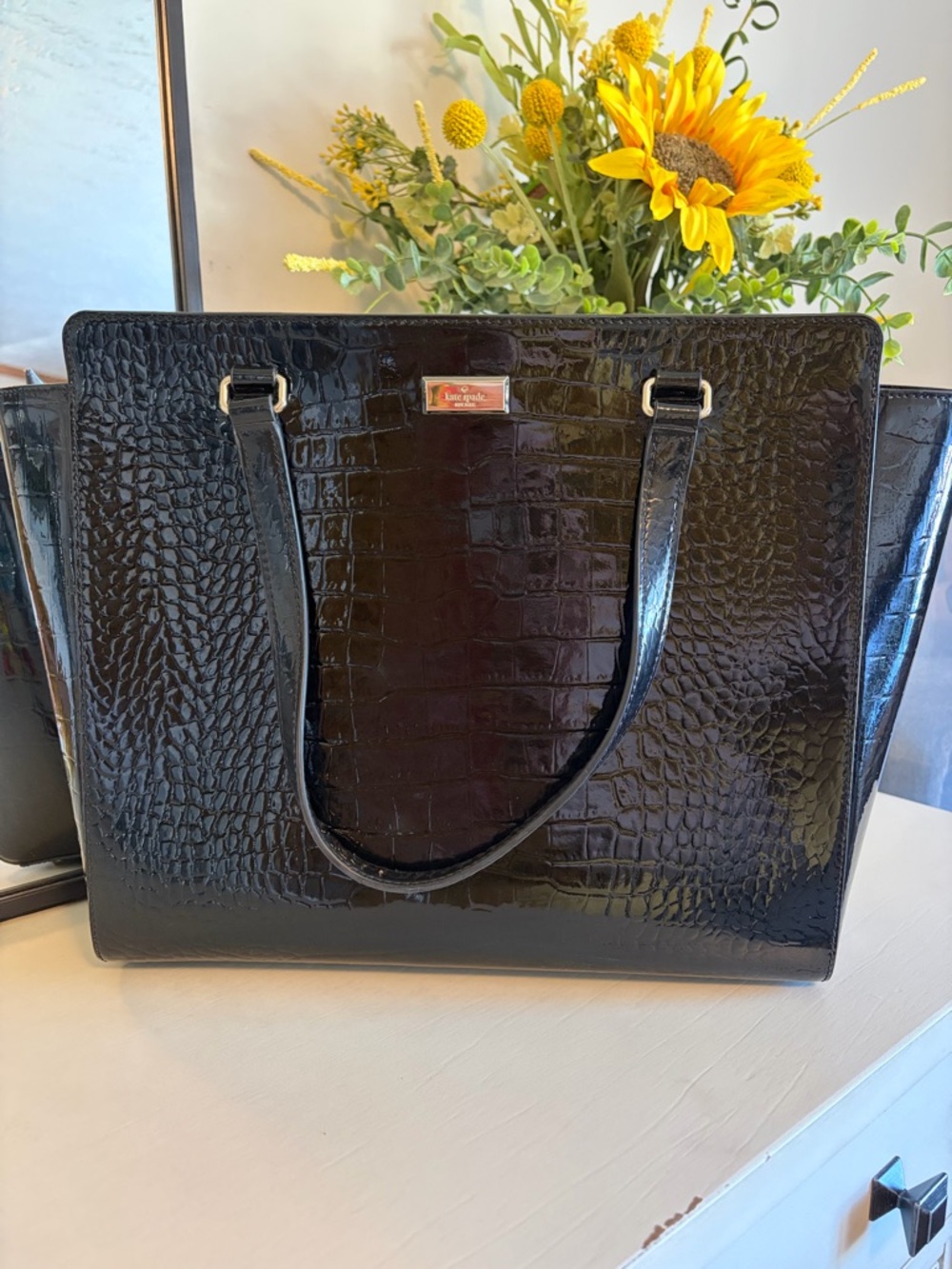 Kate Spade Elissa Bristol Drive Crocodile …